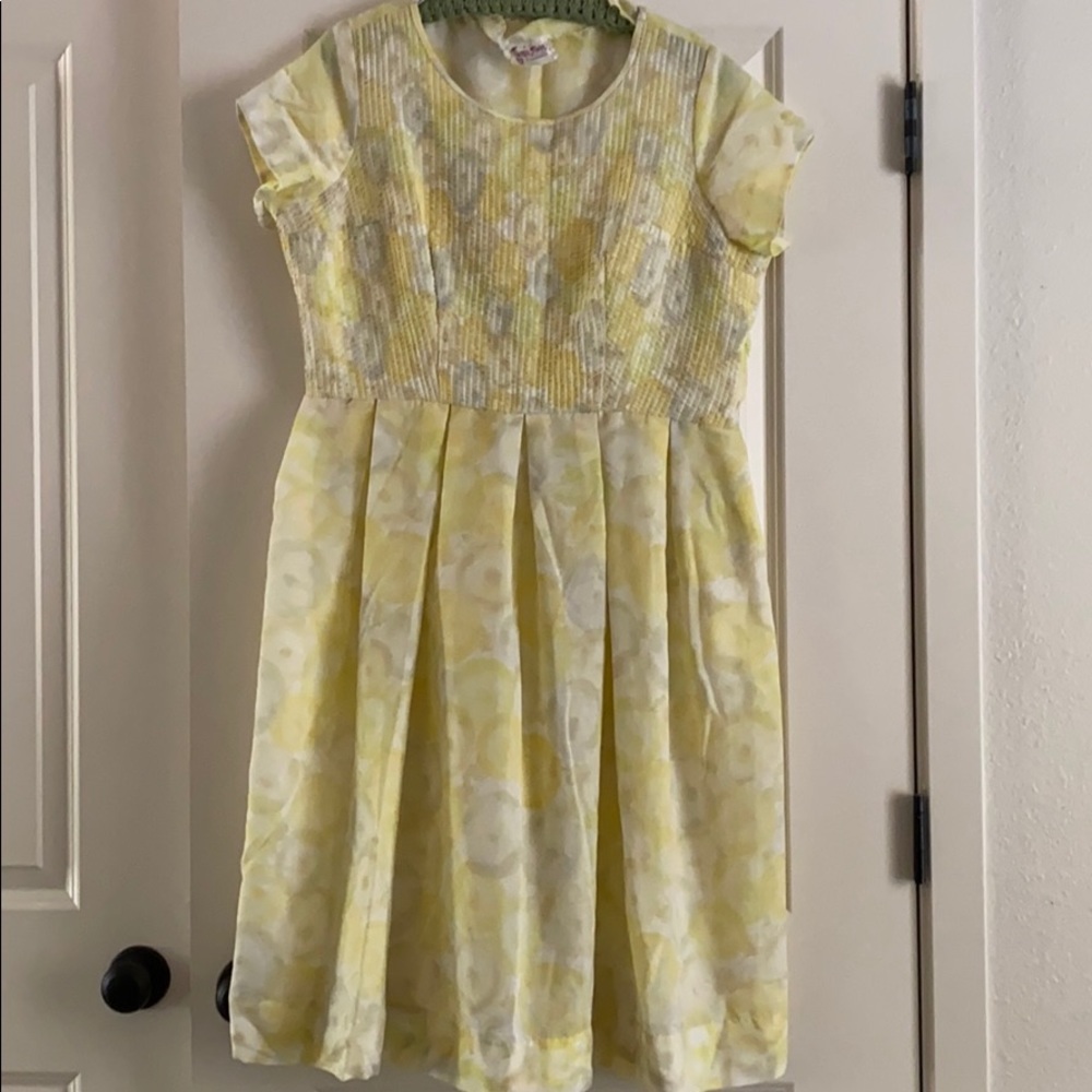 True Vintage Yellow Party Dress